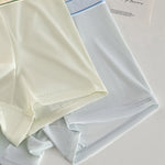 4 Pack Men's Antibacterial Comfy Waistband Ice Silk Trunks