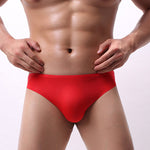 Men's Seamless Low-Rise Support Underwear with U-Shape Pouch