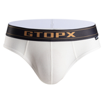 Men's Threaded Fabric U Convex Low-Rise Briefs