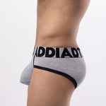 3 Pack Men's Gun and Bullet Separate Large Bag U-Shaped 3D Cut Loose Briefs