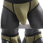 3 Pack Men's Seamless Comfort Large Supportive Pouch Sexy Low-Rise Briefs