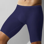 3 Pack Men's Breathable Seamless Mid-Length Boxer Briefs