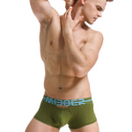 2 Pack Men's Supportive Pouch Breathable Comfort Quick-Dry Stretch Trunks