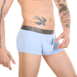 Men’s Dual Ball Pouch Trunks With Fly Front