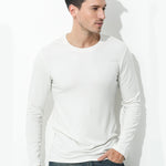 Men's Double-sided Modal Long-sleeved Solid Color T-shirt