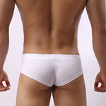 3 Pack Men's Cotton Solid U-Shaped Pouch Briefs