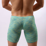 Men's Sport Anti-chafing Large Pouch Boxer Briefs