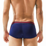 Men's Slim-Fit Cotton Trunks - Low Rise & Lifting Support