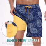 Men's Moisture-Wicking Cooling Airflow Fashion Vacation Board Shorts