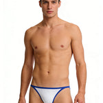 2 Pack Men's Striped Seamless Day-Long Comfort Breathable Bikinis