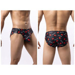 6 Pack Men's Sexy Bold Prints Odor-Control Stay-Put Fit Briefs