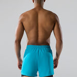 Men's Minimalist Design Sporty Cut Odor-Control Board Shorts