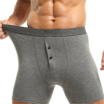 3 Pack Men's Ultra-Soft Breathable Cotton Button Fly Midway Briefs