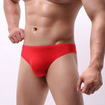 Men's Seamless Low-Rise Support Underwear with U-Shape Pouch