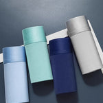 3 Pack Men's Ultra-thin Ice Silk Seamless Solid Trunks