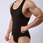 Men's Breathable Mesh Wrestling Bodysuit