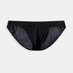Men's Low Waist Ice Silk Transparent Seamless Bikini