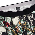 2 Pack Men's Printed High-Stretch Relaxed Fit Sport Activewear Tights
