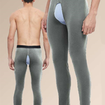 Men's Pure Cotton Open Crotch Breathable Warm Pants