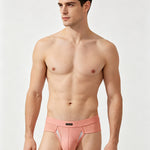 3 Pack Men's Ice Silk Dual Pouch Mesh Cooling Briefs