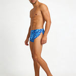4 Pack Men's Ultra-Thin Moisture-Wicking Bold Prints Low-Rise Trunks