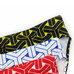 Men's 3D Pouch Printed Fitness Swim Briefs