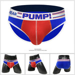 Men's Spliced Color Support Pouch Briefs