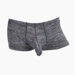 7 Pack Men's Solid Color Supportive Separated Pouch Seamless Comfort Trunks