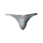 2 Pack Men's Sexy Breathable Mesh Thongs with High Stretch