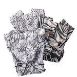 3 Pack Men's Ice-Silk Leopard Mesh Support Pouch Briefs