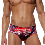 Men's Bold Prints Full Coverage Eco-Friendly Swim Trunks