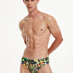 Vibrant Quick-Dry Swim Briefs for Men