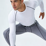 3 Pack Men's Quick-Dry Compression Breathable Activewear Tights