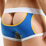 2 Pack Men's Soft Cotton Three-Hole Trunks