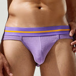 Sexy Spliced Color Briefs For Men