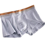 4 Pack Men's Pure Cotton Antibacterial Ultra-Soft Skin-Friendly Stretch Trunks