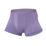2 Pack Men's Seamless Comfort Stretch Fabric Breathable Modern Fit Solid Color Trunks