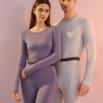 Men's Odor-Resistant Heat-Generating Fleece-Lined Base Layer Thermal Sets