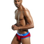 2 Pack Men's Sexy Cheeky Ultra-Soft Cotton Low-Rise & Revealing Supportive Jockstraps