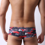 4 Pack Men's U-Pouch Low-Rise Moisture-Wicking Trunks