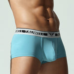 2 Pack Men's Ultra-Soft Breathable Cotton Supportive Fit Sporty Cut Comfy Trunks