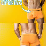 Men's Zippered Pocket Swim Brief And Trunk