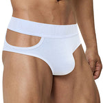 Men’s Ribbed Cutout Stretch Cotton Briefs