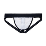 Men's Sporty Cut Adjustable Harness Elastic Supportive Fit Shoulder Strap & Jockstrap