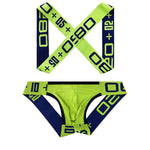 Men's Ultra-Soft Cotton Supportive Fit Activewear Shoulder Strap & Underwear