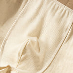 4 Pack Men's Solid Textured Minimalist Mid-Rise Breathable Boxer Briefs