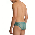 4 Pack Men's 3D Pouch & Seamless Lace Accent Comfort Briefs