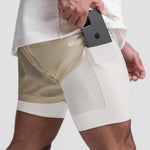 Men's Quick Dry Athletic Shorts With Phone Pockets