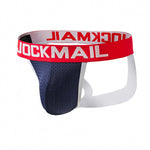 2 Pack Men's Low-Rise Sexy Ice Silk Seamless Comfort Anti-Odor Jockstrap