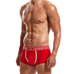 3 Pack Men's Solid Color Odor-Resistant Soft Supportive Pouch Trunks